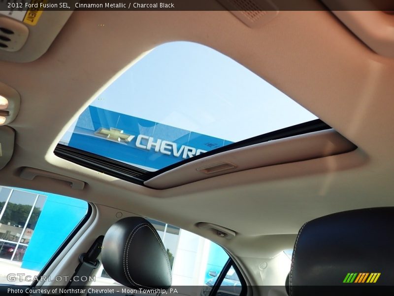 Cinnamon Metallic / Charcoal Black 2012 Ford Fusion SEL