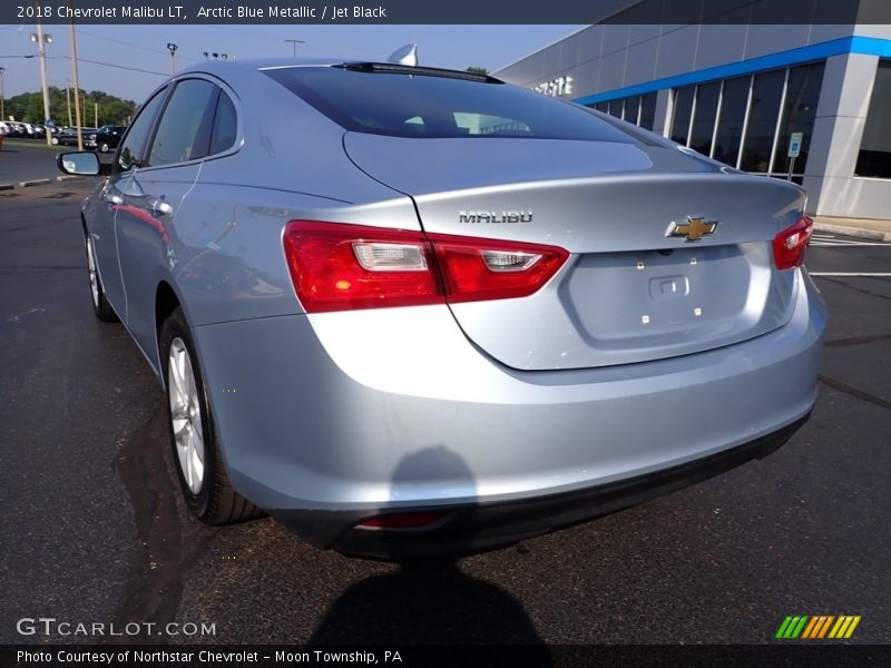 Arctic Blue Metallic / Jet Black 2018 Chevrolet Malibu LT