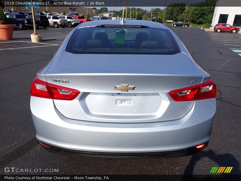 Arctic Blue Metallic / Jet Black 2018 Chevrolet Malibu LT