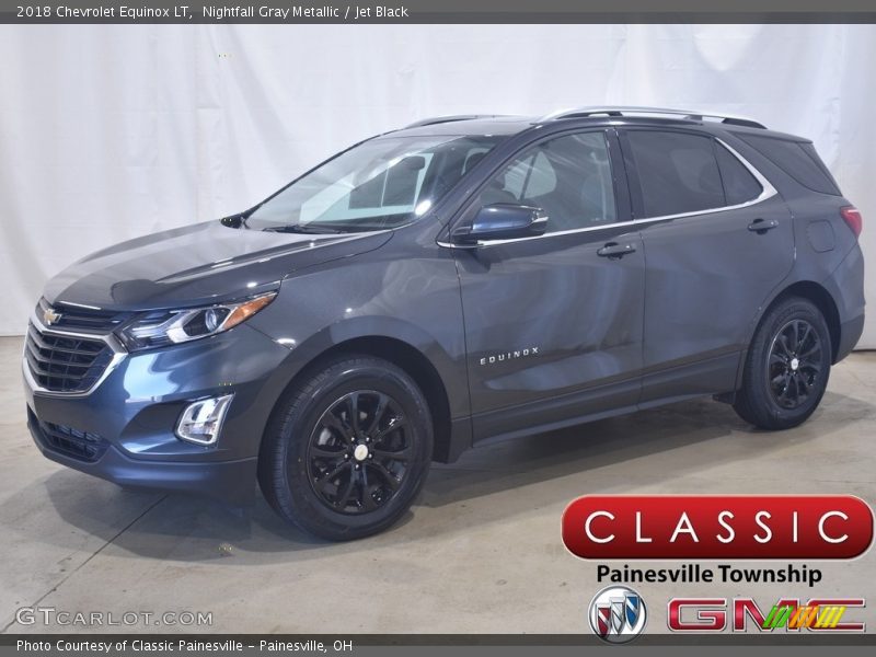Nightfall Gray Metallic / Jet Black 2018 Chevrolet Equinox LT