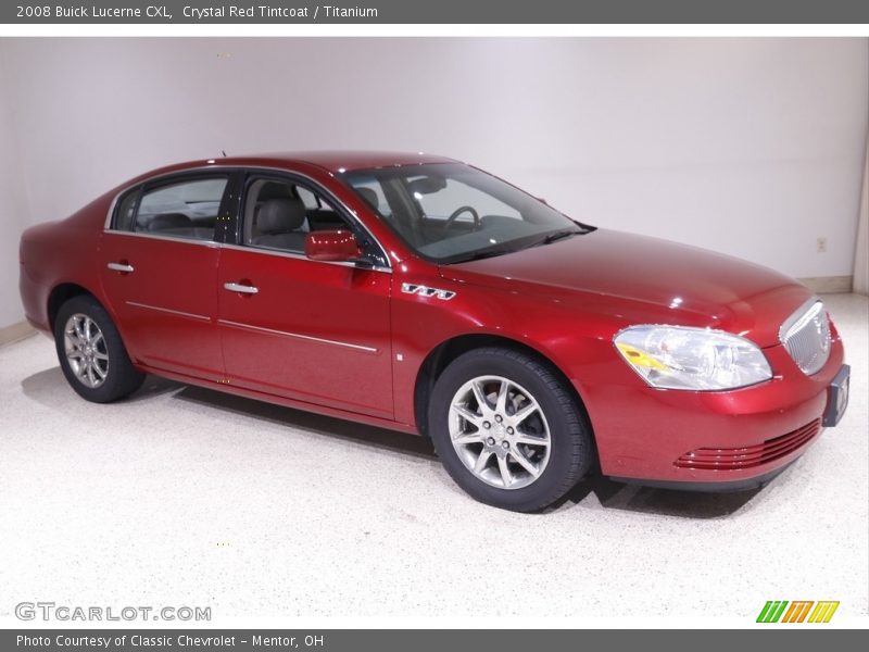 Crystal Red Tintcoat / Titanium 2008 Buick Lucerne CXL