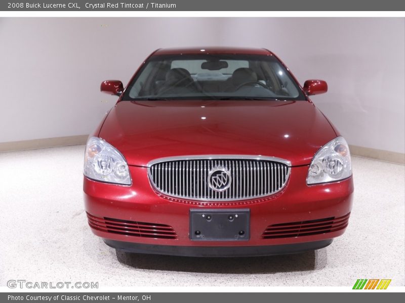 Crystal Red Tintcoat / Titanium 2008 Buick Lucerne CXL