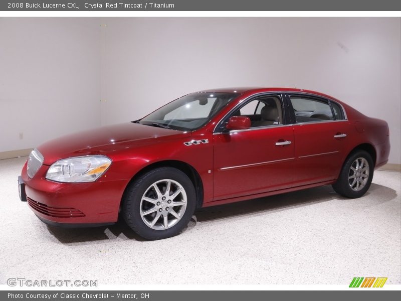 Crystal Red Tintcoat / Titanium 2008 Buick Lucerne CXL