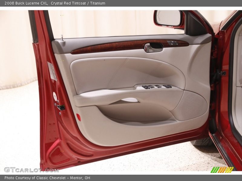 Crystal Red Tintcoat / Titanium 2008 Buick Lucerne CXL