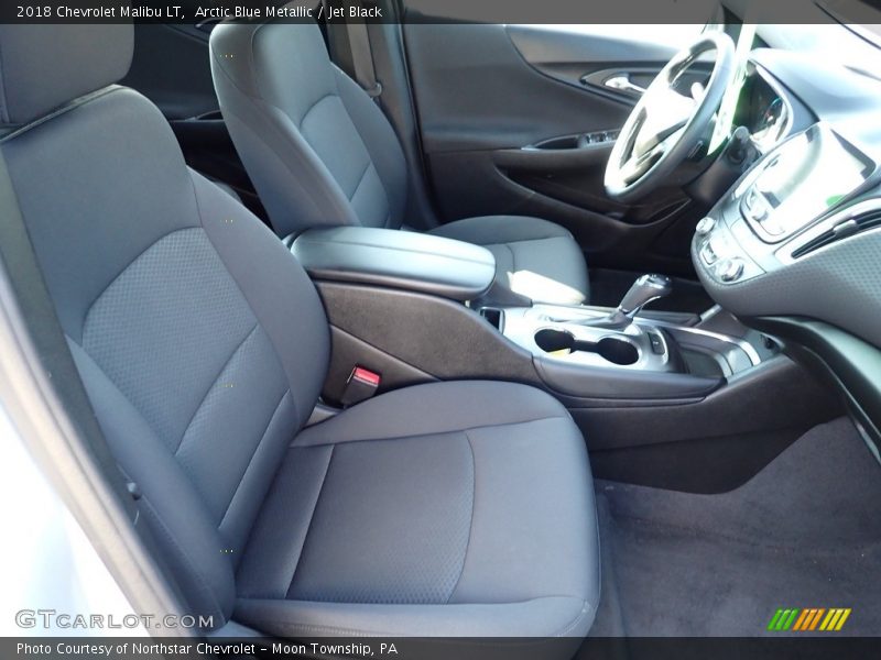 Arctic Blue Metallic / Jet Black 2018 Chevrolet Malibu LT