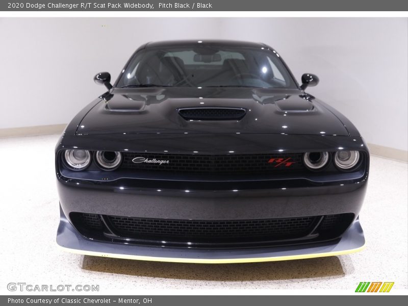 Pitch Black / Black 2020 Dodge Challenger R/T Scat Pack Widebody