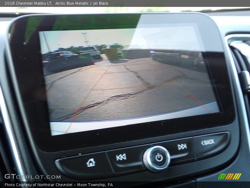 Arctic Blue Metallic / Jet Black 2018 Chevrolet Malibu LT