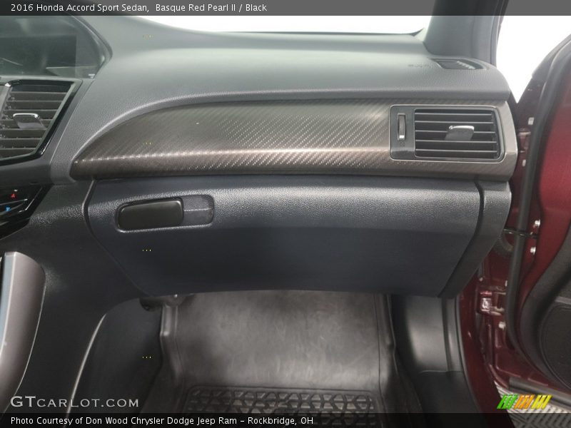 Basque Red Pearl II / Black 2016 Honda Accord Sport Sedan