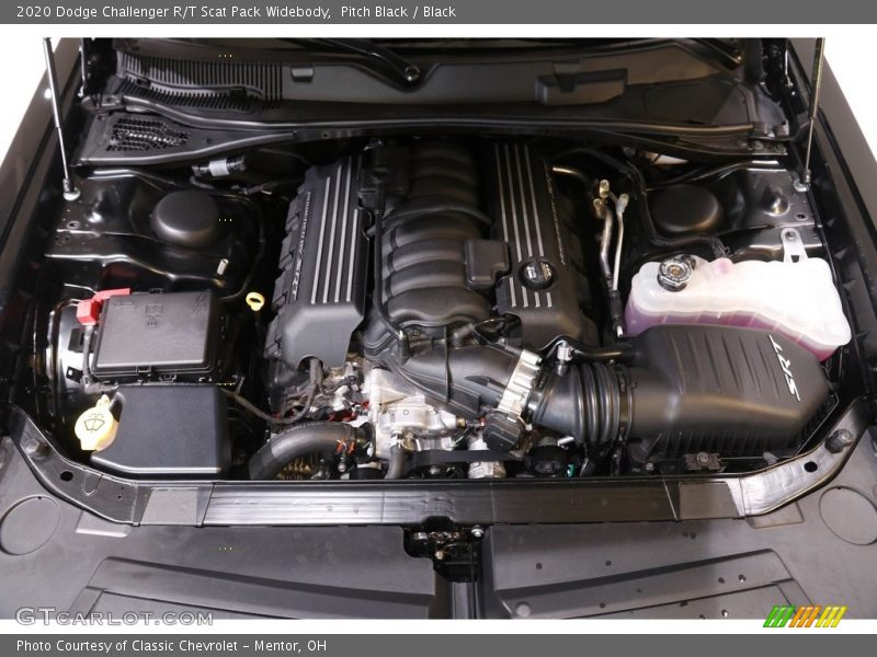 Pitch Black / Black 2020 Dodge Challenger R/T Scat Pack Widebody