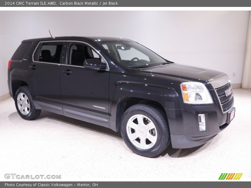Carbon Black Metallic / Jet Black 2014 GMC Terrain SLE AWD