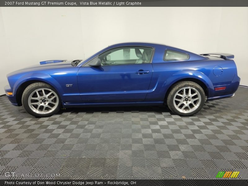 Vista Blue Metallic / Light Graphite 2007 Ford Mustang GT Premium Coupe