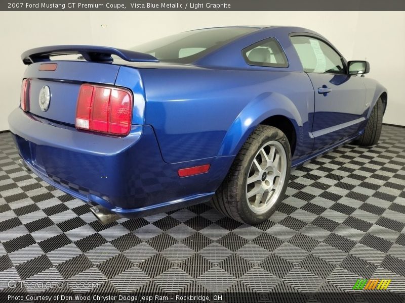 Vista Blue Metallic / Light Graphite 2007 Ford Mustang GT Premium Coupe