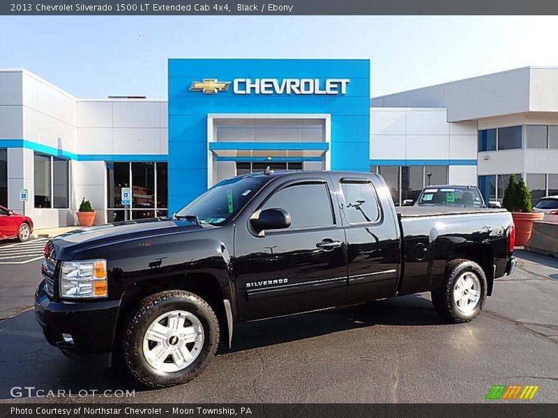 Black / Ebony 2013 Chevrolet Silverado 1500 LT Extended Cab 4x4
