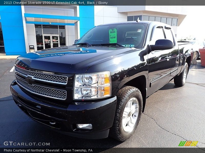 Black / Ebony 2013 Chevrolet Silverado 1500 LT Extended Cab 4x4