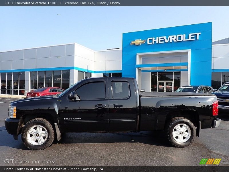 Black / Ebony 2013 Chevrolet Silverado 1500 LT Extended Cab 4x4
