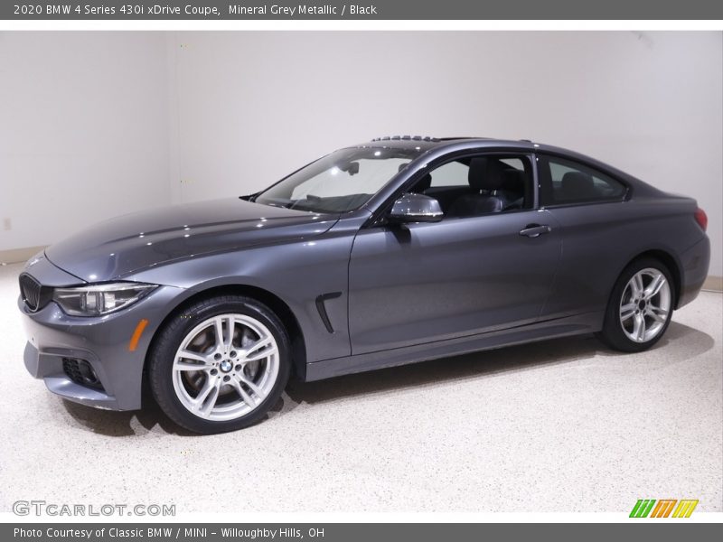 Mineral Grey Metallic / Black 2020 BMW 4 Series 430i xDrive Coupe