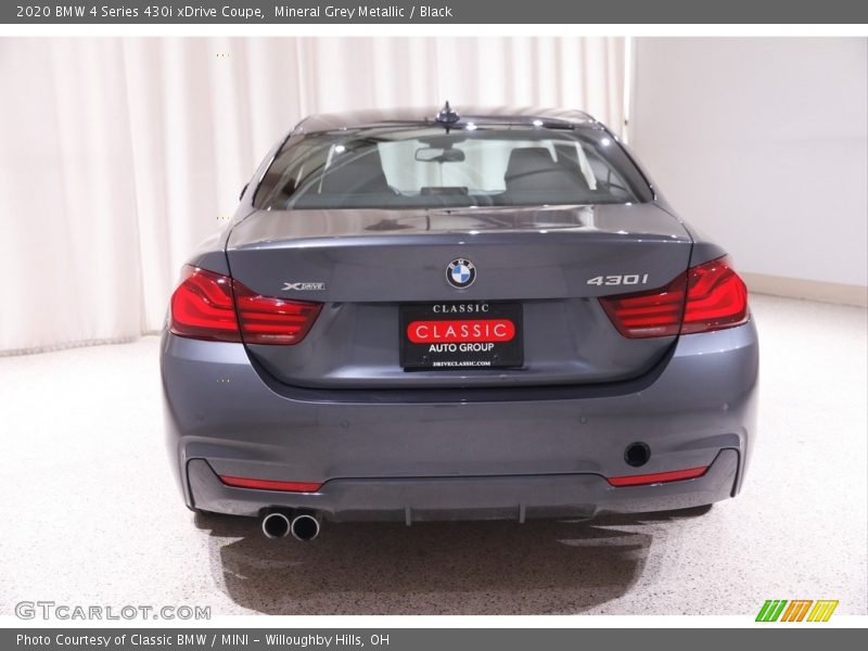 Mineral Grey Metallic / Black 2020 BMW 4 Series 430i xDrive Coupe