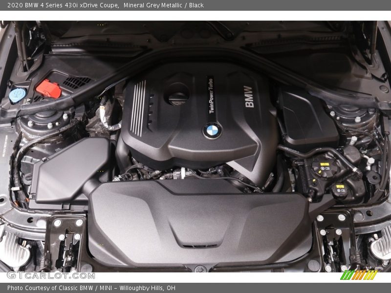 Mineral Grey Metallic / Black 2020 BMW 4 Series 430i xDrive Coupe