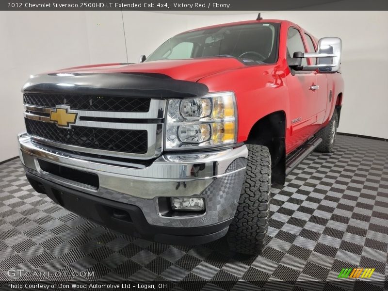 Victory Red / Ebony 2012 Chevrolet Silverado 2500HD LT Extended Cab 4x4