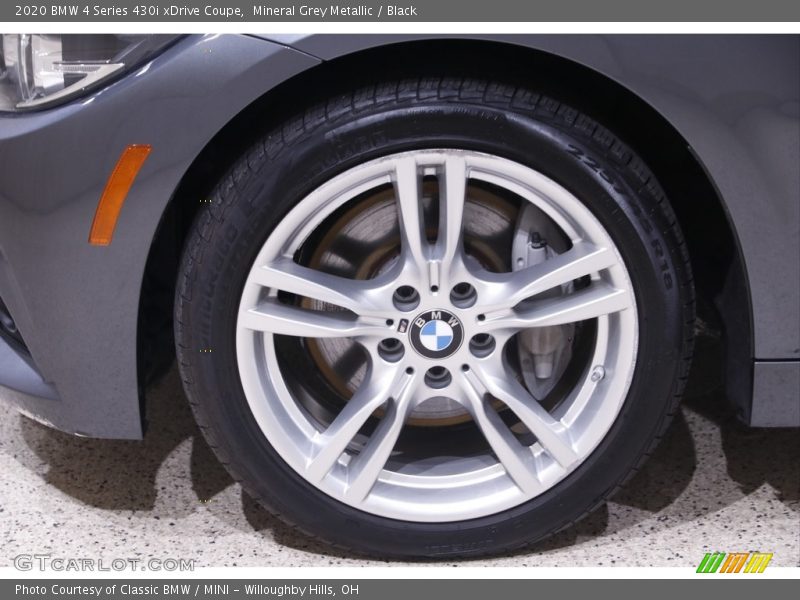 Mineral Grey Metallic / Black 2020 BMW 4 Series 430i xDrive Coupe