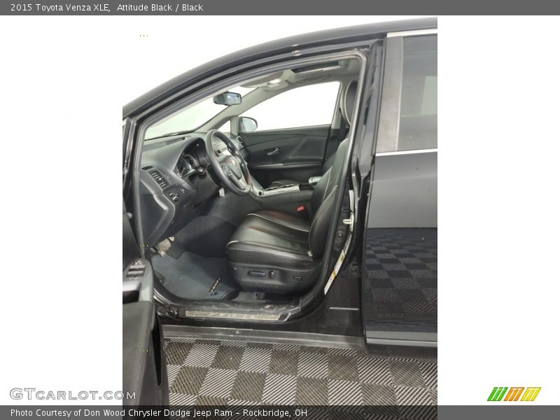 Front Seat of 2015 Venza XLE