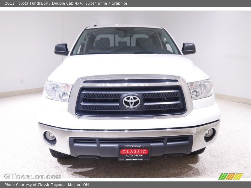 Super White / Graphite 2012 Toyota Tundra SR5 Double Cab 4x4