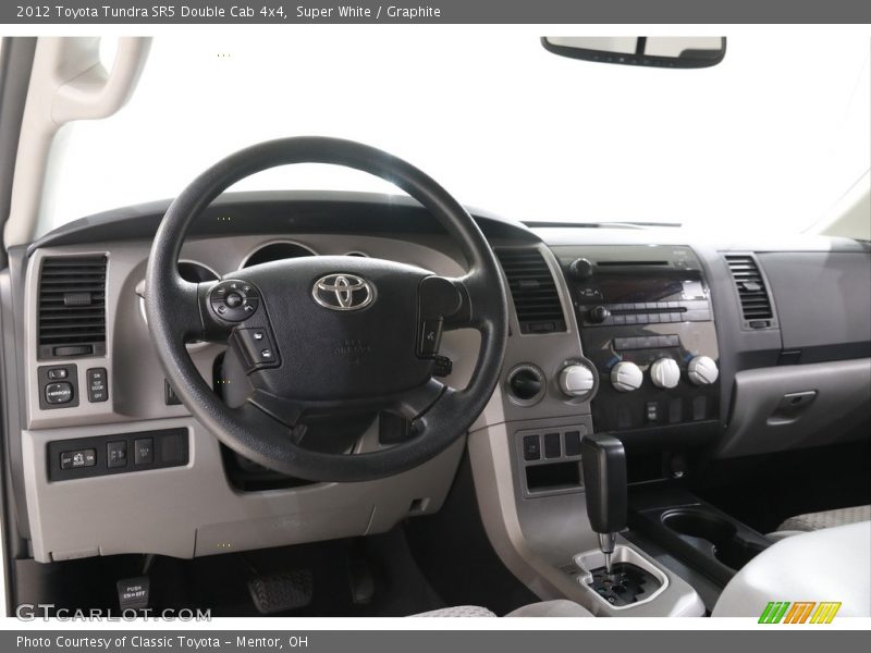 Super White / Graphite 2012 Toyota Tundra SR5 Double Cab 4x4
