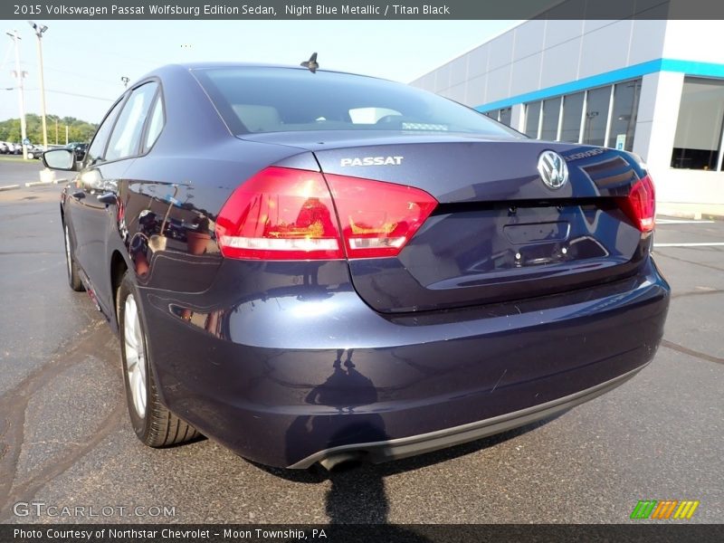 Night Blue Metallic / Titan Black 2015 Volkswagen Passat Wolfsburg Edition Sedan