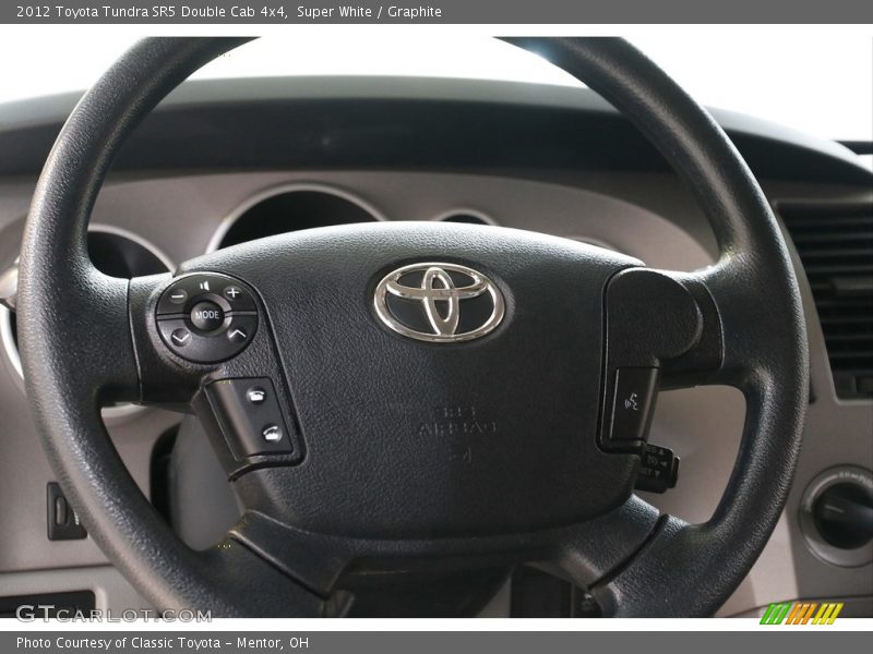 Super White / Graphite 2012 Toyota Tundra SR5 Double Cab 4x4