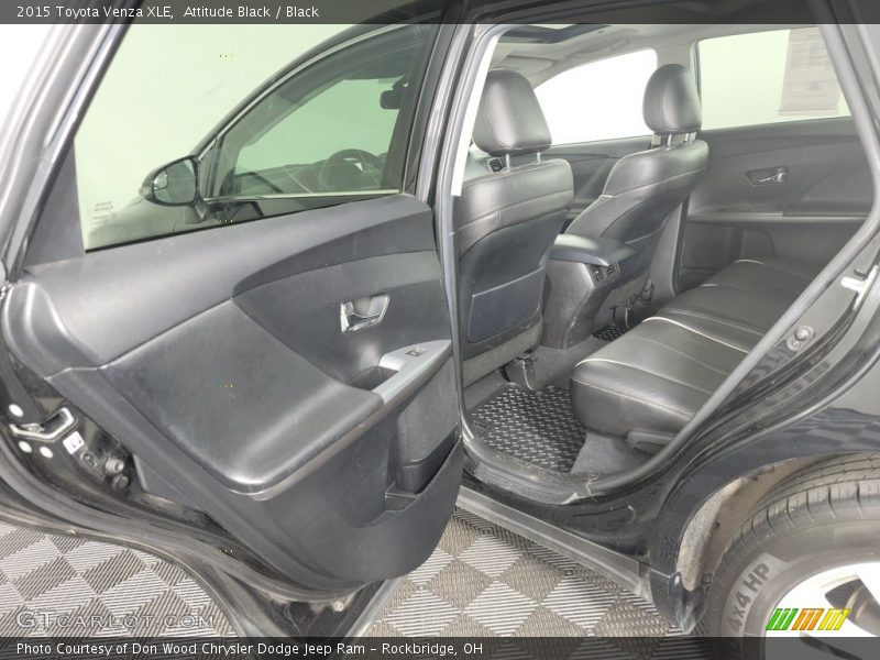 Rear Seat of 2015 Venza XLE