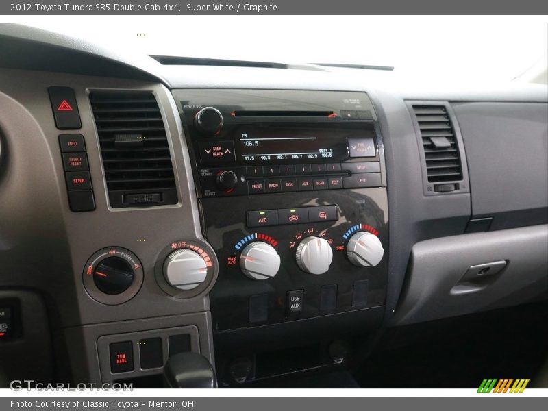 Super White / Graphite 2012 Toyota Tundra SR5 Double Cab 4x4
