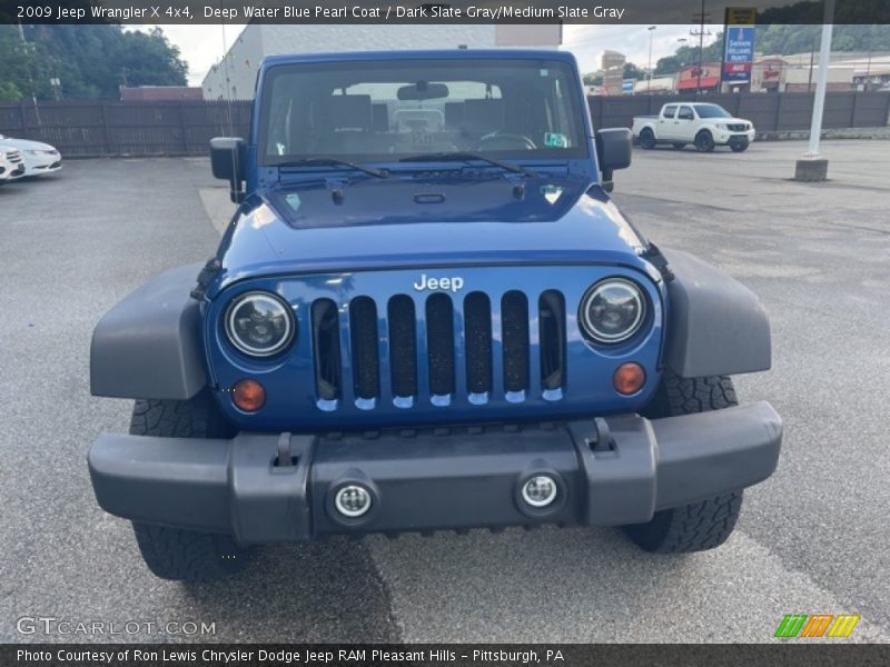 Deep Water Blue Pearl Coat / Dark Slate Gray/Medium Slate Gray 2009 Jeep Wrangler X 4x4