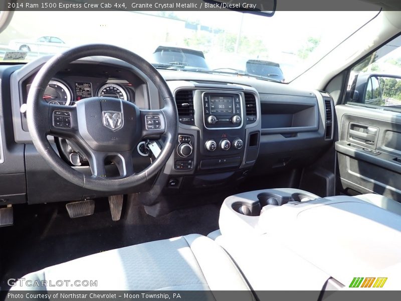 Granite Crystal Metallic / Black/Diesel Gray 2014 Ram 1500 Express Crew Cab 4x4