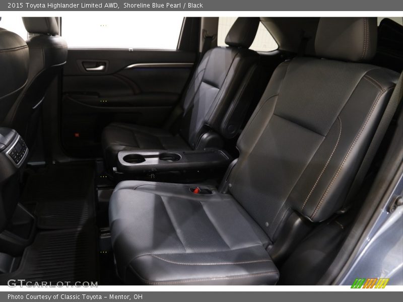 Shoreline Blue Pearl / Black 2015 Toyota Highlander Limited AWD