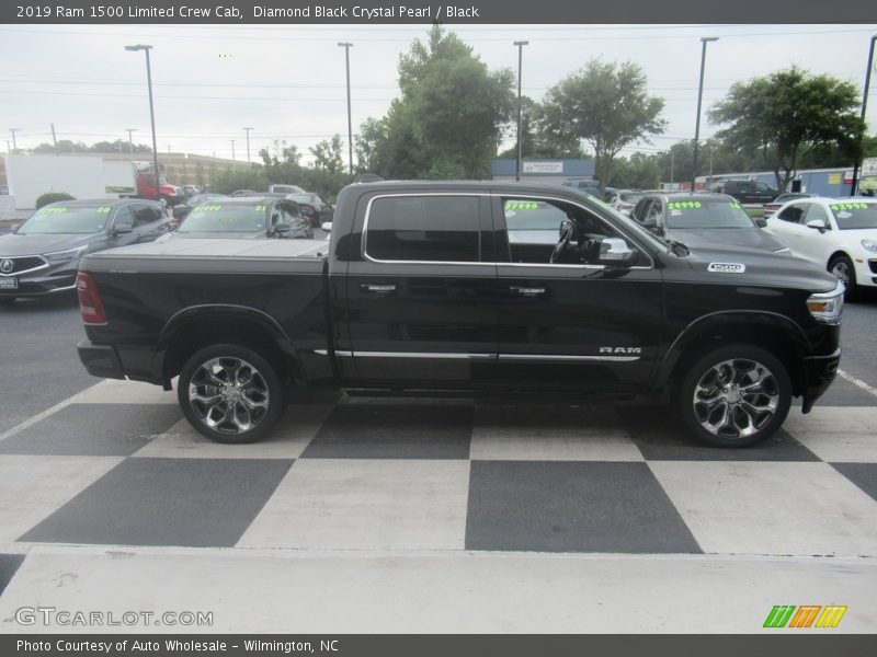 Diamond Black Crystal Pearl / Black 2019 Ram 1500 Limited Crew Cab