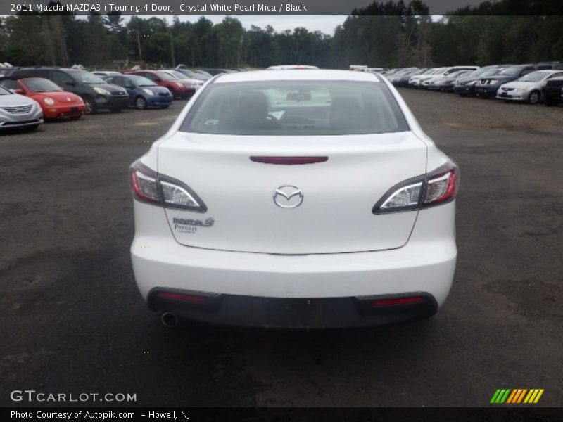 Crystal White Pearl Mica / Black 2011 Mazda MAZDA3 i Touring 4 Door