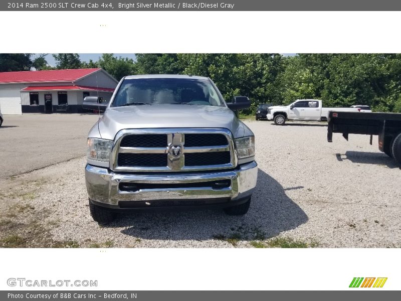 Bright Silver Metallic / Black/Diesel Gray 2014 Ram 2500 SLT Crew Cab 4x4