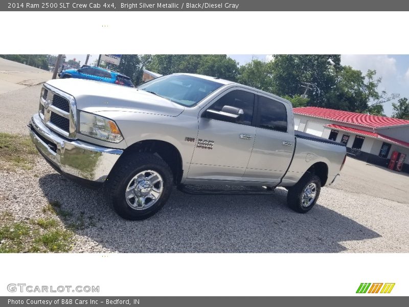 Bright Silver Metallic / Black/Diesel Gray 2014 Ram 2500 SLT Crew Cab 4x4
