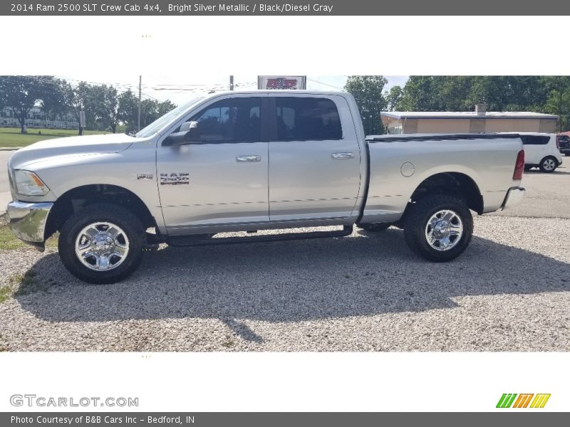 Bright Silver Metallic / Black/Diesel Gray 2014 Ram 2500 SLT Crew Cab 4x4