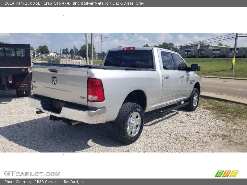 Bright Silver Metallic / Black/Diesel Gray 2014 Ram 2500 SLT Crew Cab 4x4