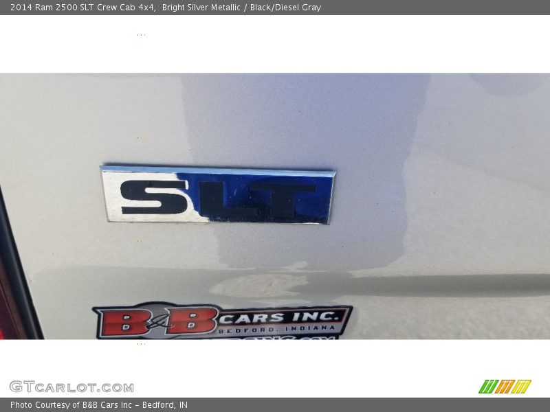 Bright Silver Metallic / Black/Diesel Gray 2014 Ram 2500 SLT Crew Cab 4x4
