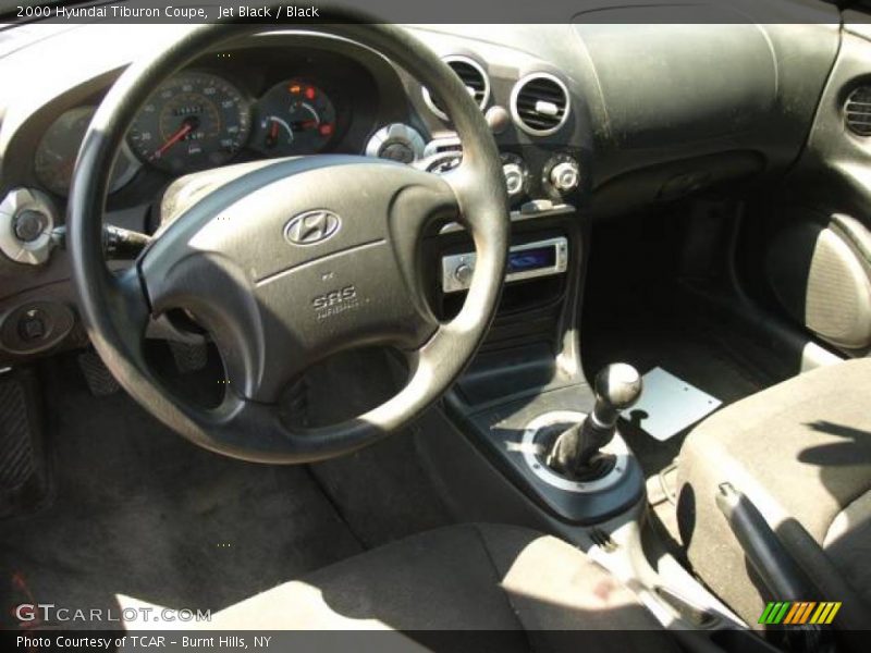 Jet Black / Black 2000 Hyundai Tiburon Coupe