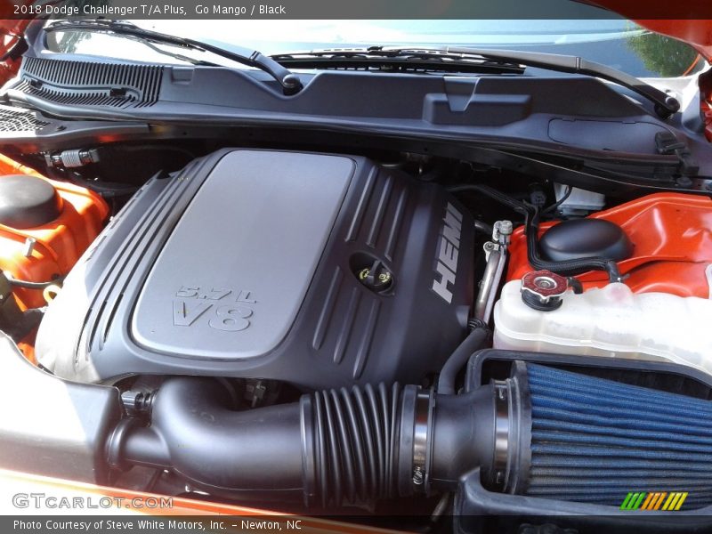 Go Mango / Black 2018 Dodge Challenger T/A Plus