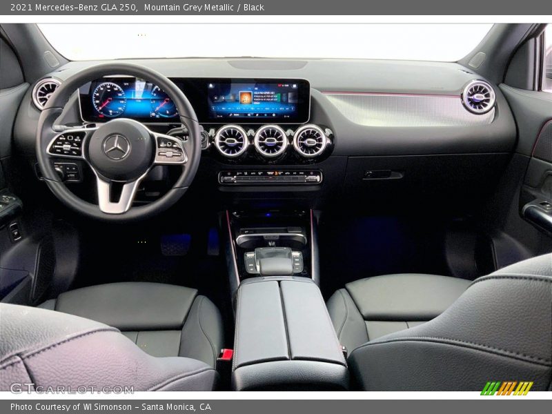 Mountain Grey Metallic / Black 2021 Mercedes-Benz GLA 250