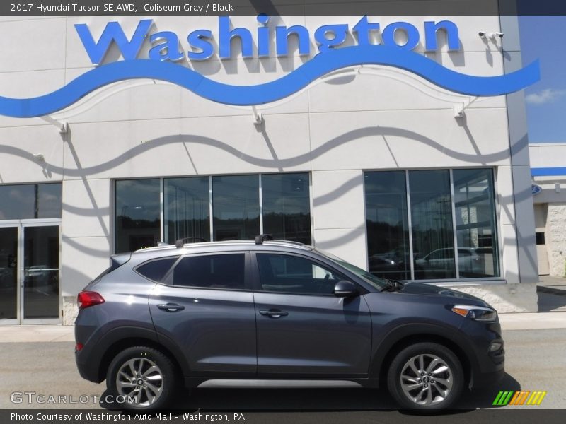 Coliseum Gray / Black 2017 Hyundai Tucson SE AWD