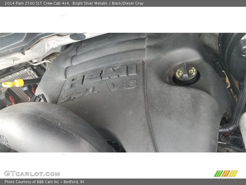 Bright Silver Metallic / Black/Diesel Gray 2014 Ram 2500 SLT Crew Cab 4x4