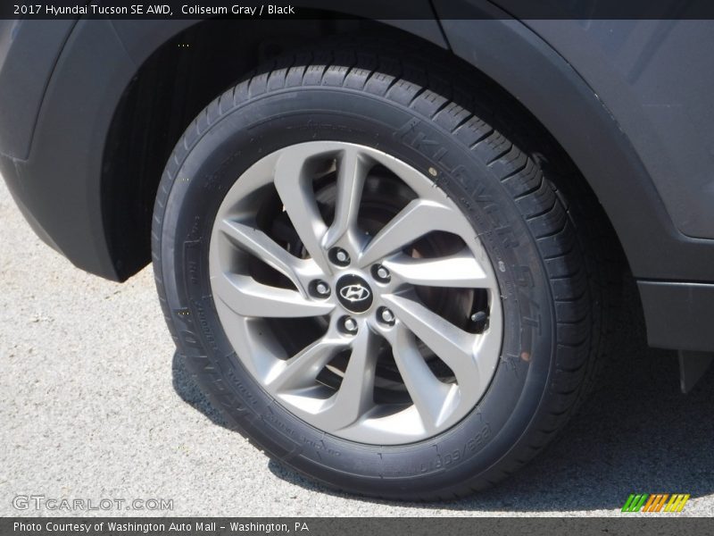 Coliseum Gray / Black 2017 Hyundai Tucson SE AWD