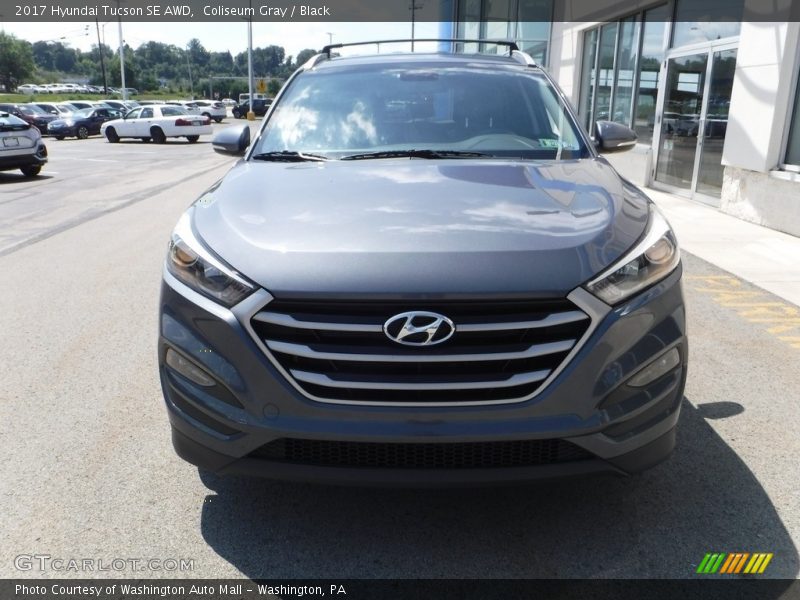 Coliseum Gray / Black 2017 Hyundai Tucson SE AWD