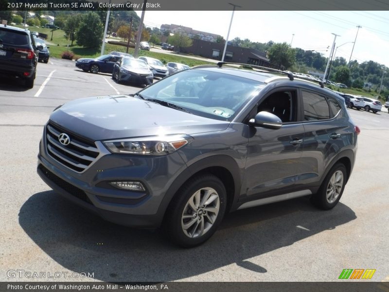 Coliseum Gray / Black 2017 Hyundai Tucson SE AWD