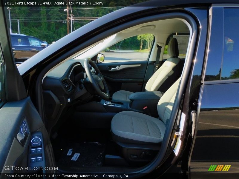Agate Black Metallic / Ebony 2021 Ford Escape SE 4WD